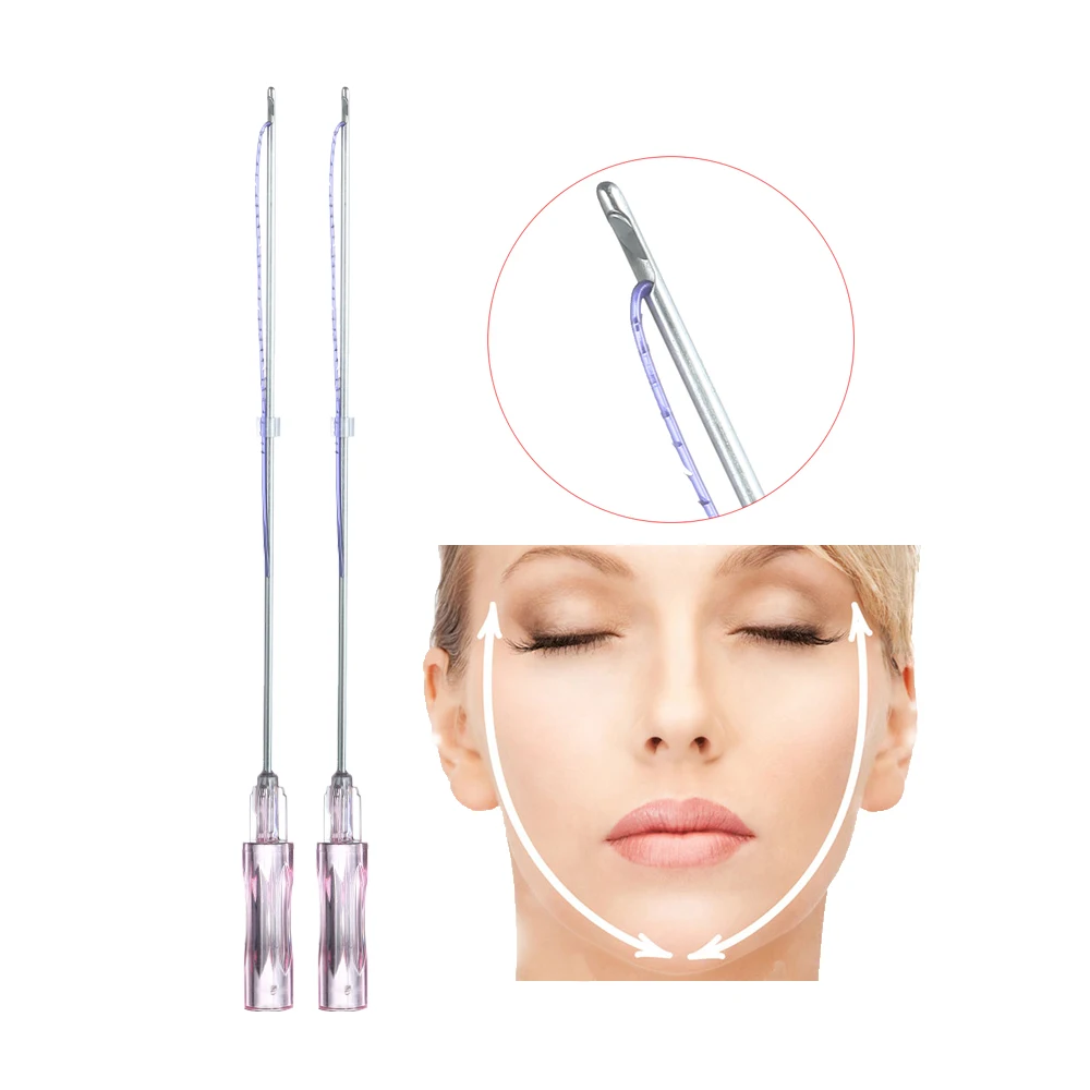 Медицинская красота шовная нить для подтяжки бровей Hilo Pdo 21 г 90 мм Cog 3D нить для лифтинга лисьих глаз