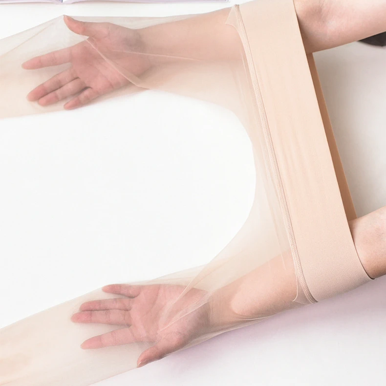 Лидер продаж, чулочно-носочные изделия с прозрачным носком для женщин, бесшовные колготки