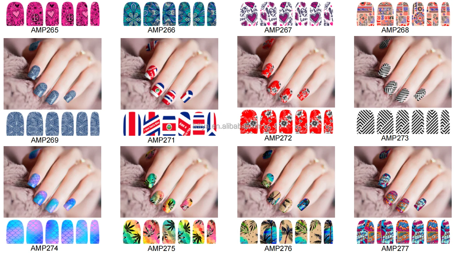 nail wraps polish strips