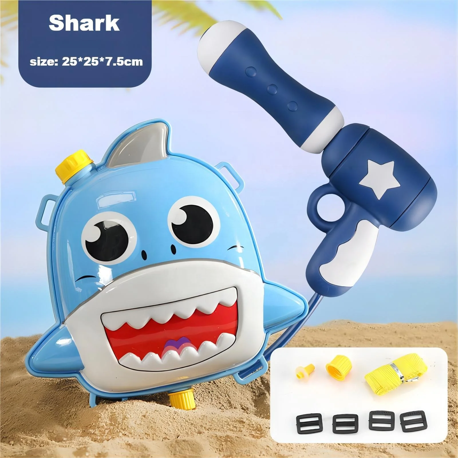 Best Seller Summer Outdoor Penguin Water Gun Toy Animal Design Water Gun Backpack For Beach Pool