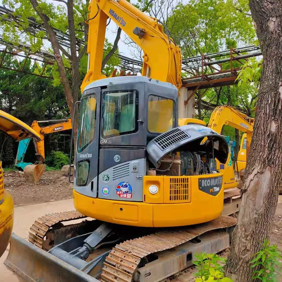 Hot Sale Second Hand Used Komatsu Excavator PC78 digger for Sale/Cheap China hydraulic 1ton mini excavator with rubber track