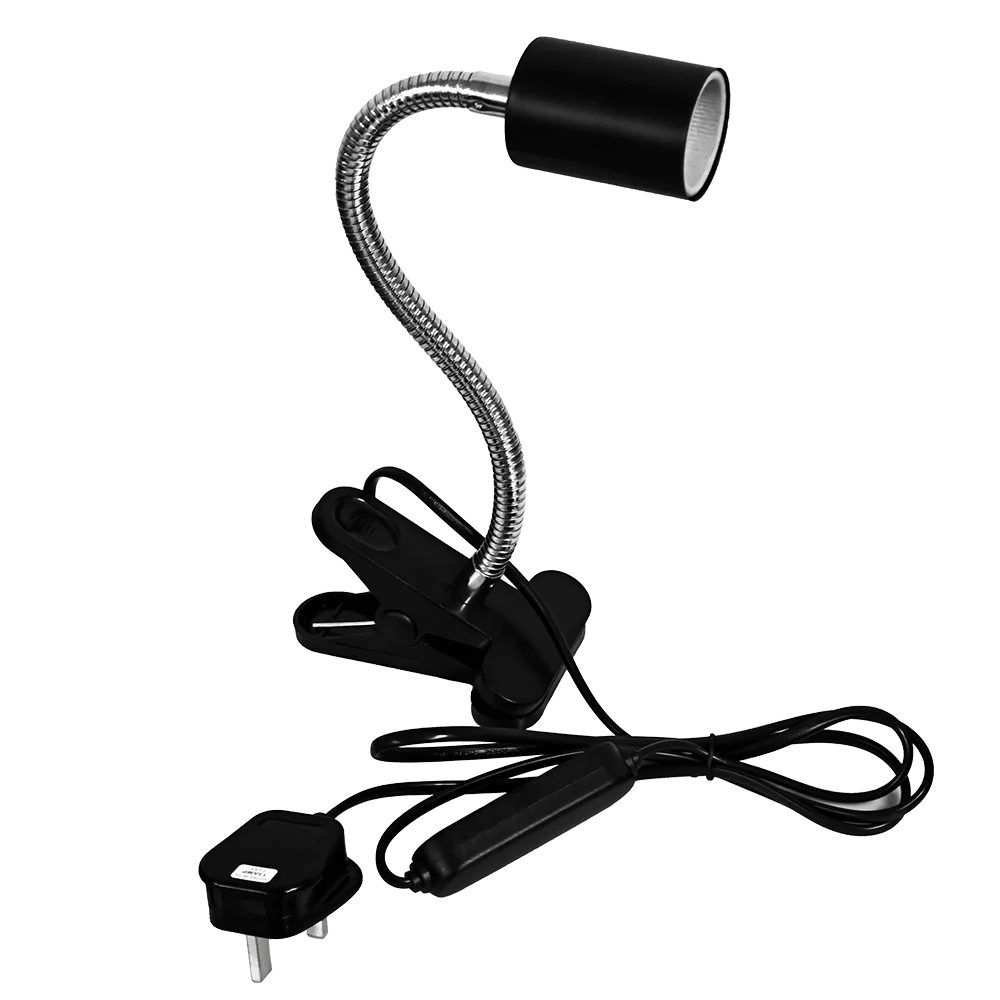 LUCKY HERP Turtle Tank Light Bulb 25W 50W Turtle Basking Timing Lamp Stand Uvb Uva Heat Basking Spot Lamp Timer With Clip