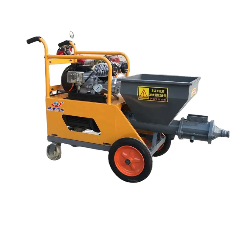 Construction Machinery Stucco Mortar Spray Plaster Pump Machine