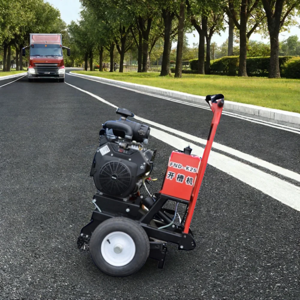 Good Quality FND-K25 Road Grooving Machines Asphalt Concrete Road Cutter Customized Engine