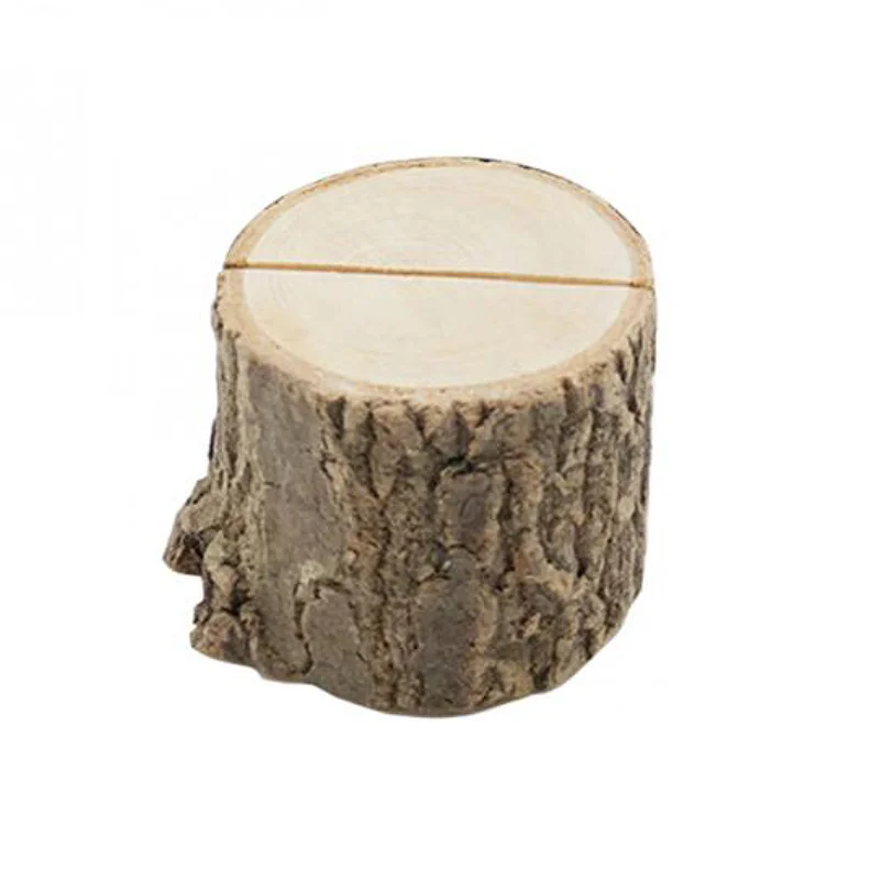 Rustic Wood Table Numbers Holder Wood Place Card Holder Party Wedding Table Name Card Holder Memo Note Card