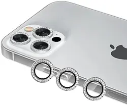 Good Price Aluminum Alloy Bling Color Diamond Camera Lens Protector Compatible For iphone12 Pro Max