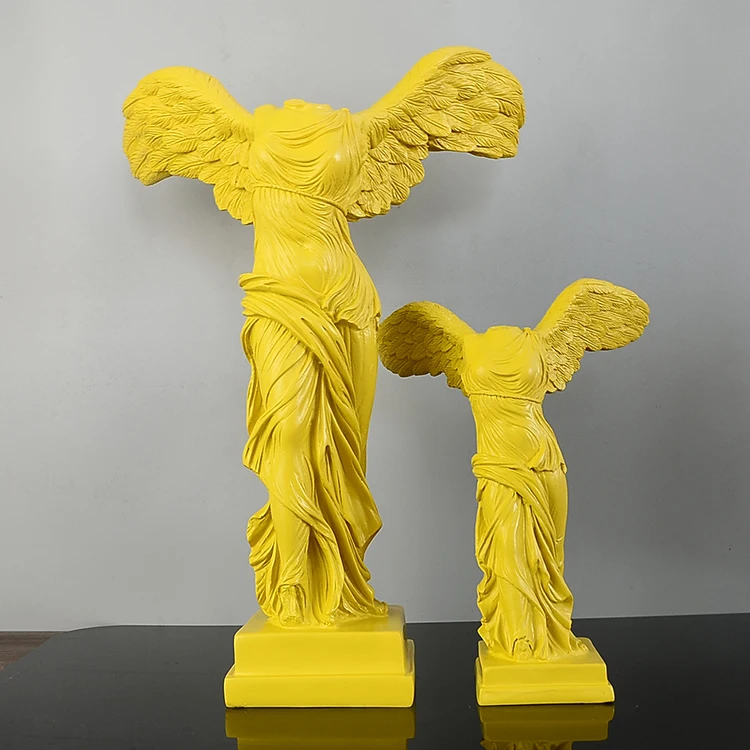 
Greek bust figurines Resin Handmade Figures Winged Victory Sculpture Home Goddess Statue for Home Desktop Decoration 