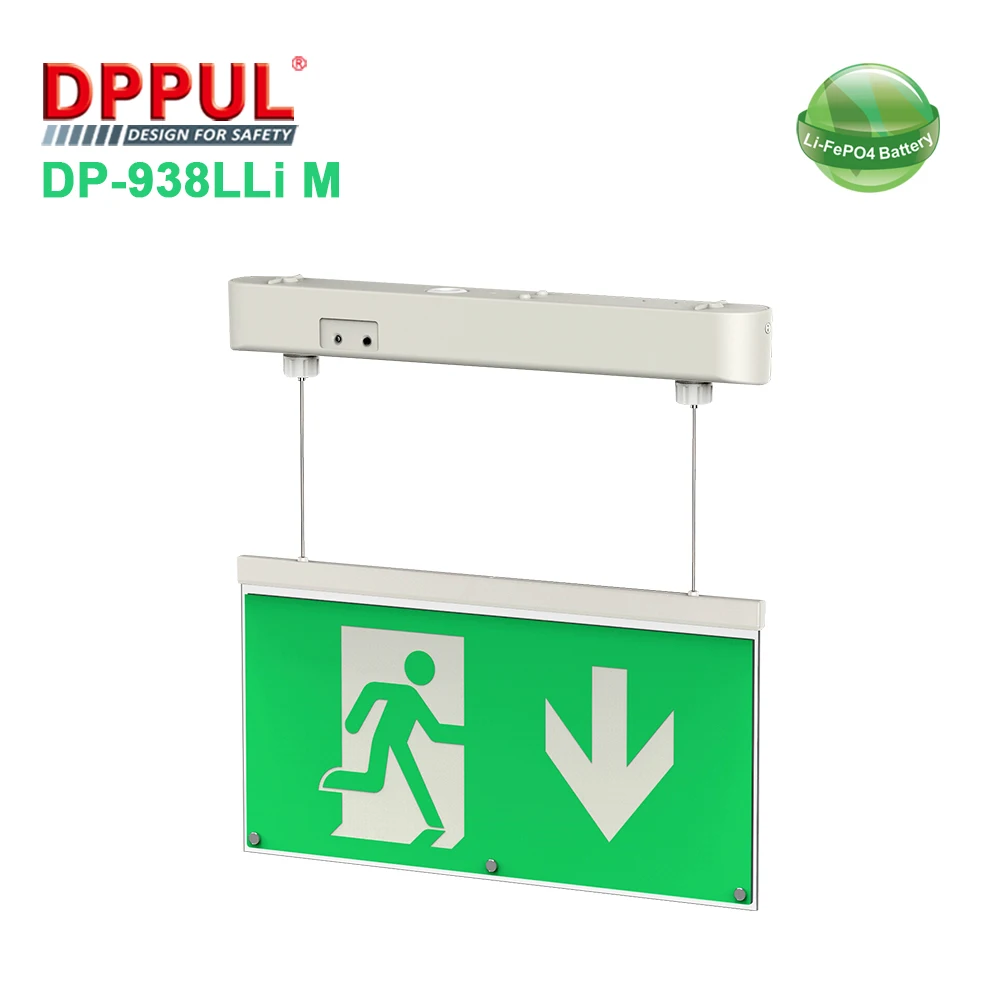 Emergency Led Exit Sign Light Rechargeable Emergency Exit Sign Emergency exit Sign