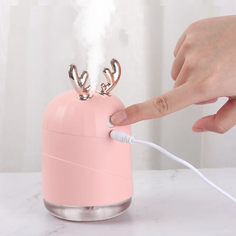 Portable Air Purifier, Mini Cool Mist Ultrasonic Aroma Diffuser Nano Car Face Humidifier/