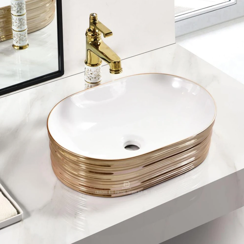 Высококачественная сантехника овальная раковина для ванной комнаты, умывальник для умывальника