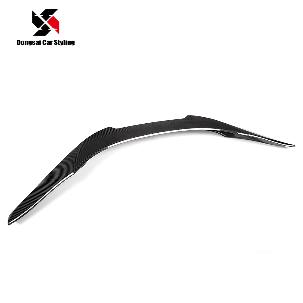 Dry Carbon V Style Rear Trunk Boot Lip Wing Ducktail Spoiler for Toyota Supra A90 A91 GR MK5 2019+