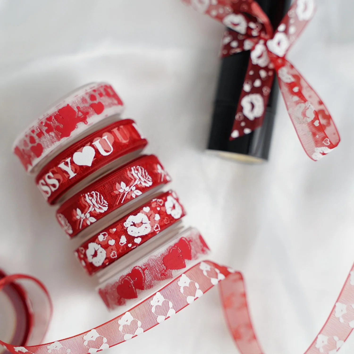 Midi Factory Wholesale Price Ribbons Yards Roll Customized DIY Wreaths Gift Party Decoration Personalized Ribbons For Wedding