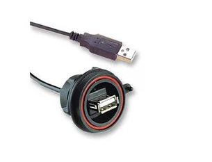 USB computer cable IP68 sealed through the panel B type USB computer cable PX0844/A/0M50/A