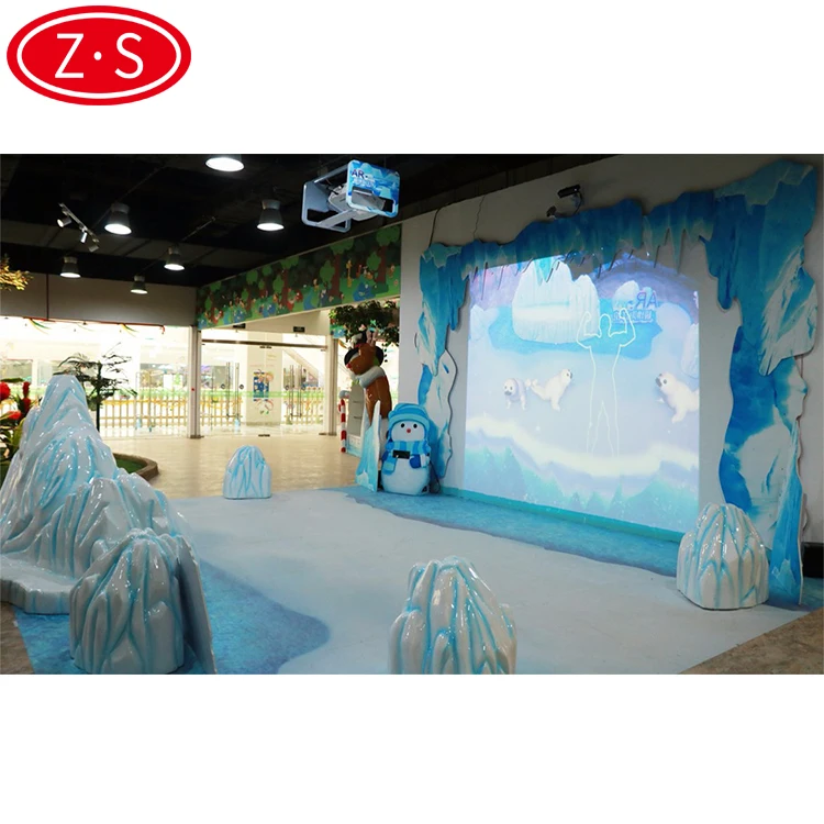 
Attracting interactive kids game interactive projection game somatosensory animal games 