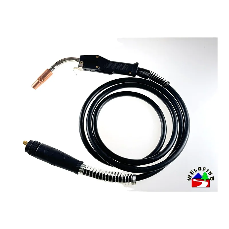 Professional 400A MIG Welding Torch Tweco Air Cooled Gun with Euro Fitting 15FT Length-for Advanced Welding Applications