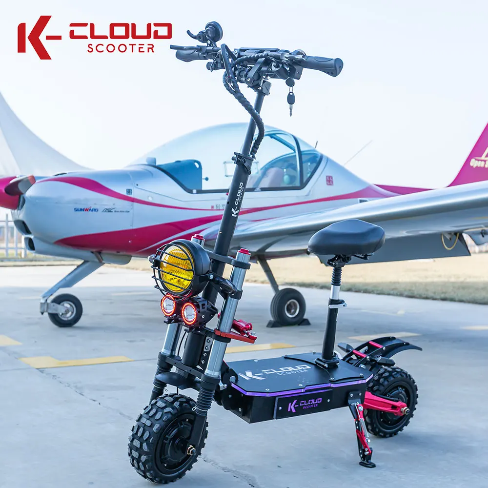 Patinetes-Electricos- Direct Selling 6000W 60V Long Range Dual Motor Powerful Adult Electric Scooter Wholesale