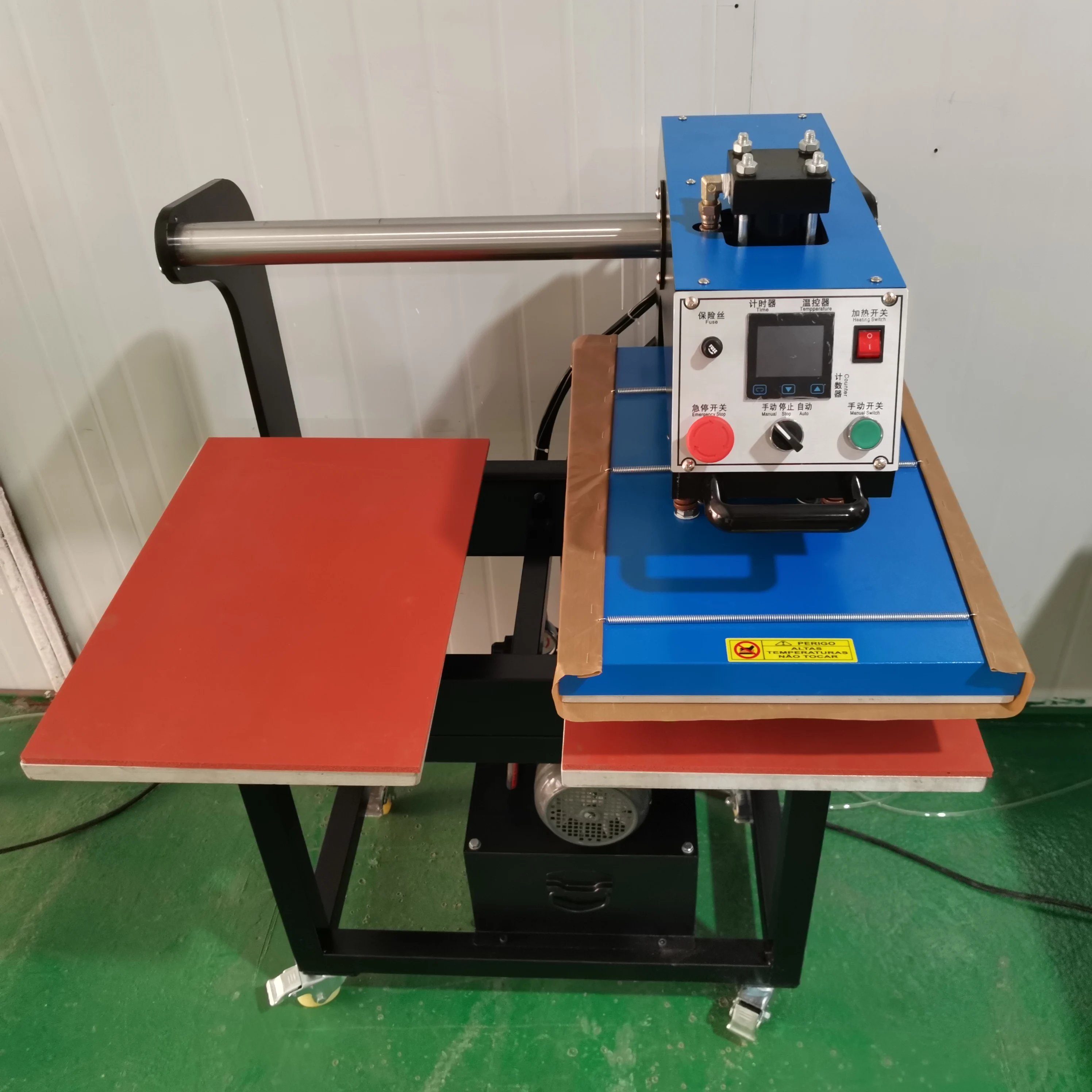 Two Station Custom T Shirt Hydraulic Swing Heat Press Machine