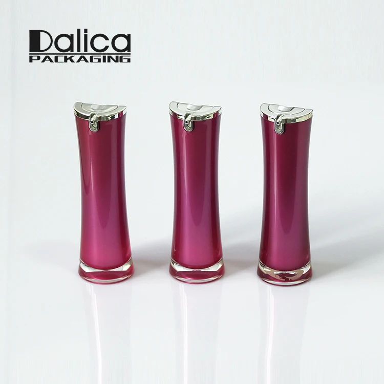 
High-end customized color 15ml 30ml 50ml acrylic unique luxury empty cosmetic bottle 