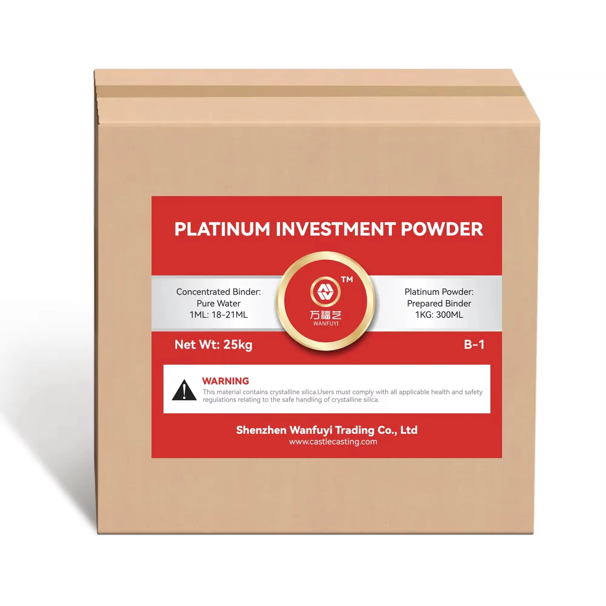 China Factory Dehydration Powder Auxiliary Product in the Use of Platinum and Stainless Steel Casting