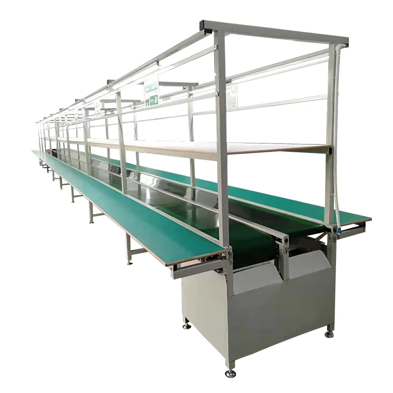 Double Belt Assembly Line Belt Conveyor Plate Chain Assembly Line Conveyor Belt