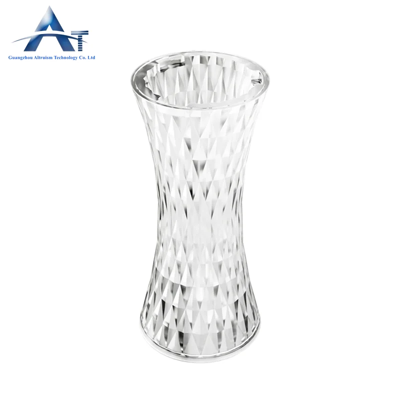 Manufacturer LED Crystal Material Night Lights Adjustable Brightness USB Rechargeable Mini Humidifier