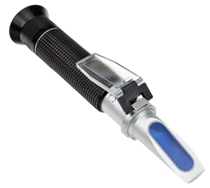 Alcohol Refractometer for Spirit Alcohol Volume Percent Measurement with Automatic Temperature Compensation (ATC)  Range 0-80 %