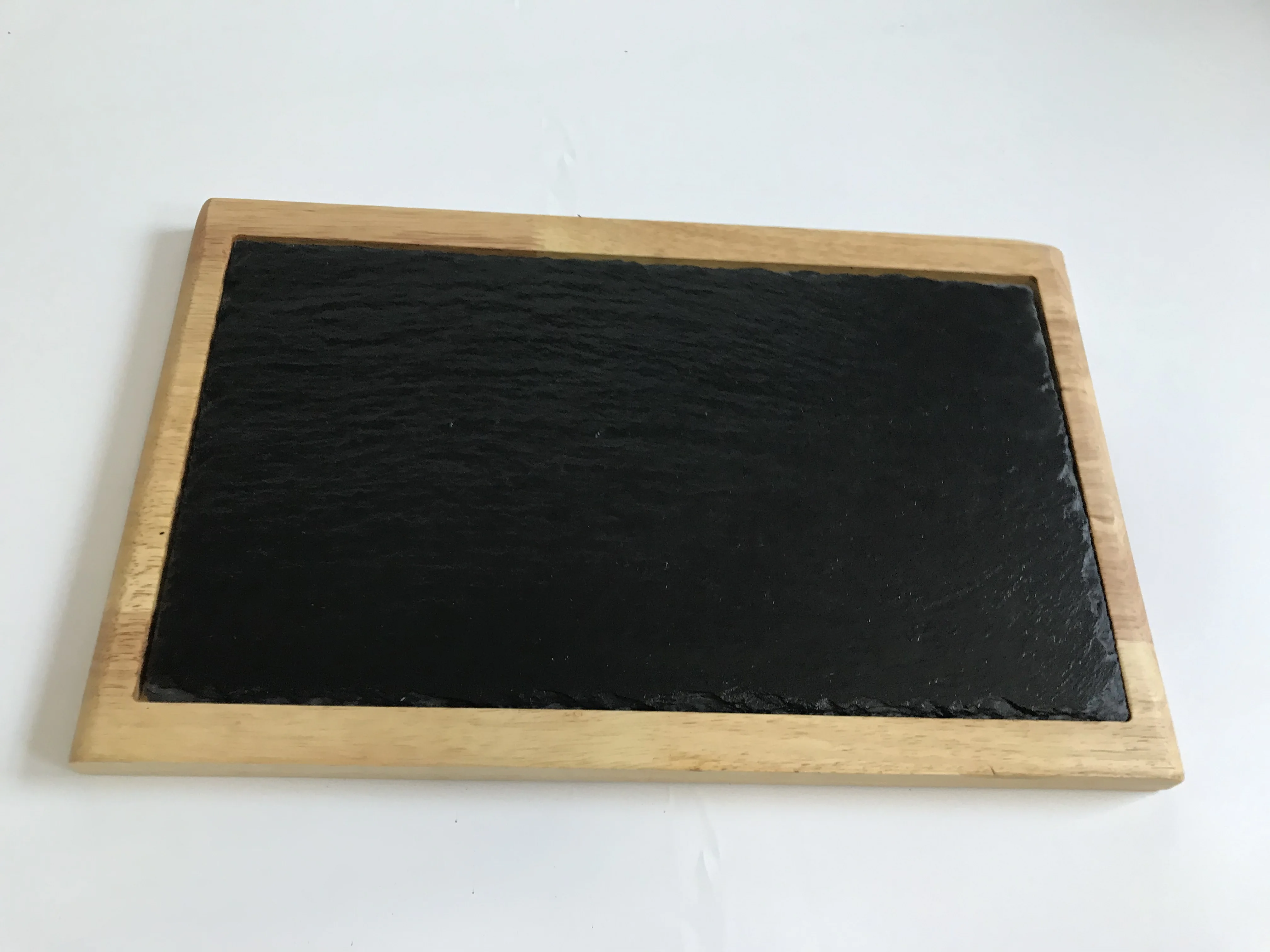 slate stone wood steak plates for restaurant