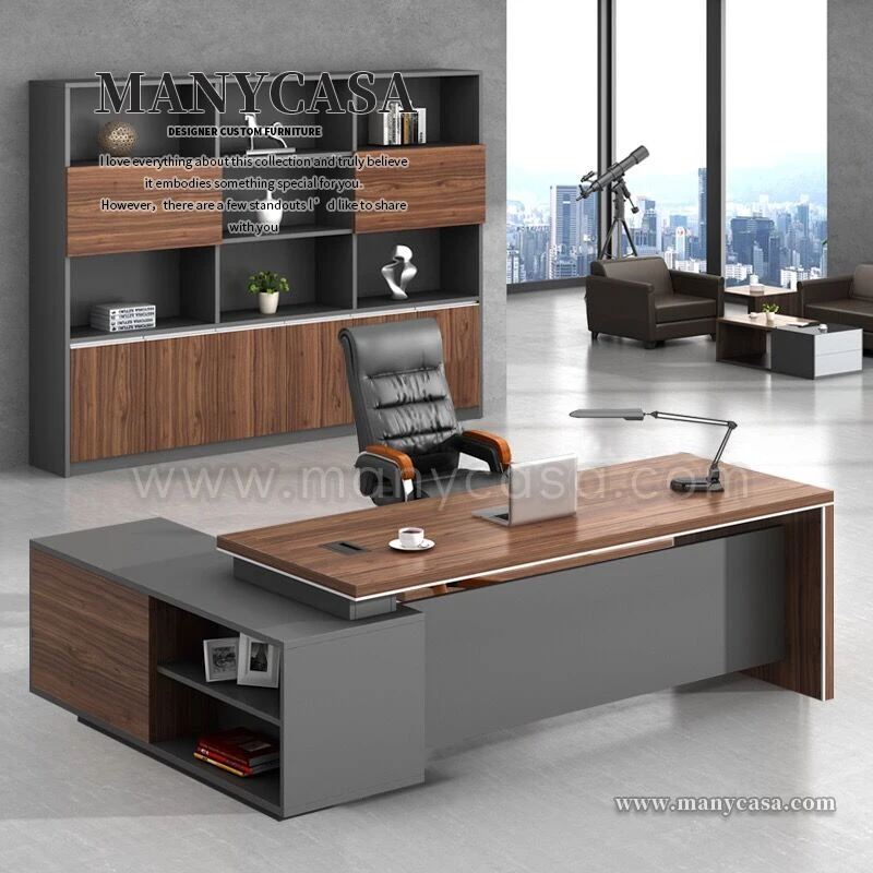 Modern MDF Painting L Shaped Office Modular Executive Manager Office Table