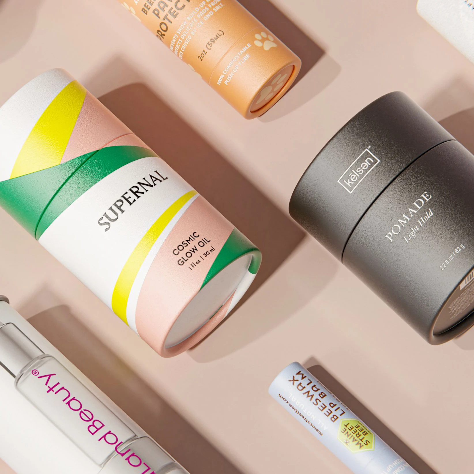 100% Recycled Round Food Grade Cylinder Cardboard Paper Custom Coffee Tea Packaging Paper Tube