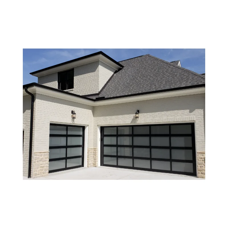 Professional Manufacture Frameless Aluminum Reflective Glass Mirror Garage Door glass garge door