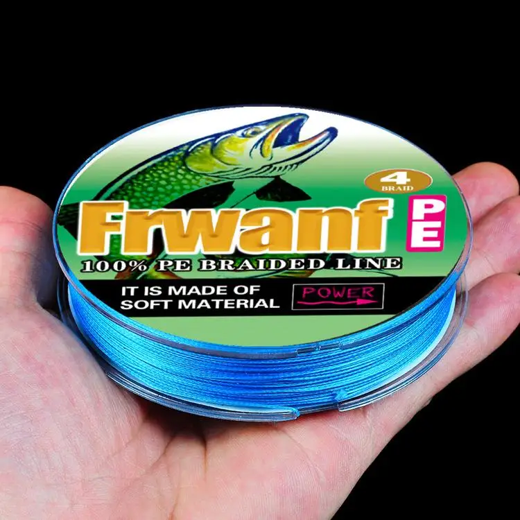 Strong strength UHMWPE Multifilament line PE 4 strand braided fishing line for Japan outdoor