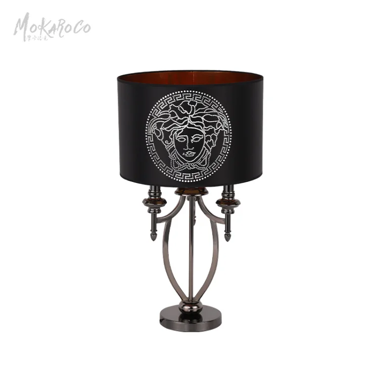 
retro vintage table light living room loft hotel bedside home decor table lamp 