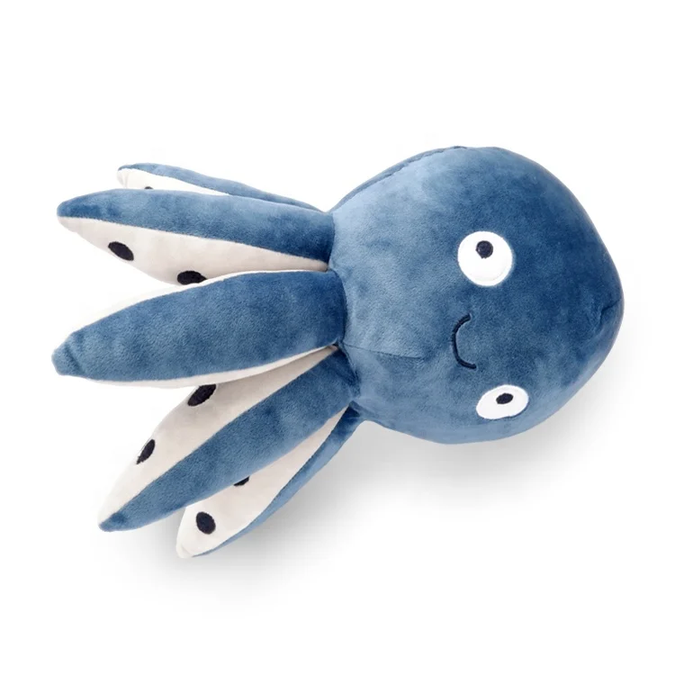 free sample new design bsci oekotex 3d custom stuffed sea animal reversible plush octopus funny