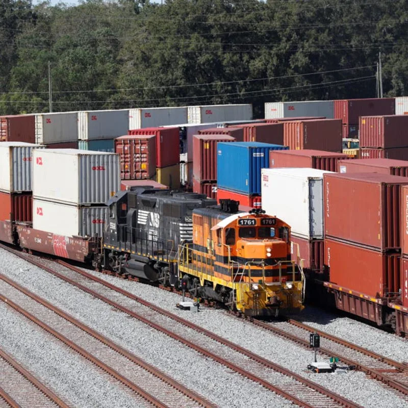 Cheap railway freight forwarder shipping from china to russia moscow