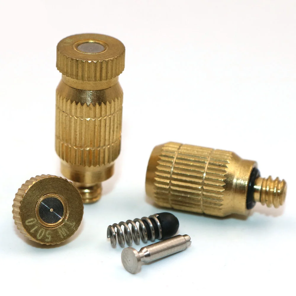 50-100 Micron High Pressure Stainless steel Garden Hose Water Heads Sprinkler Fog Misting Spray Nozzle