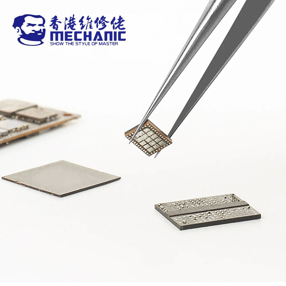 MECHANIC A-14 Stainless Steel Ultra Fine High Hardness Tenacity Durable Tweezers For SMD PCB BGA Motherboard Micro Repair Tool