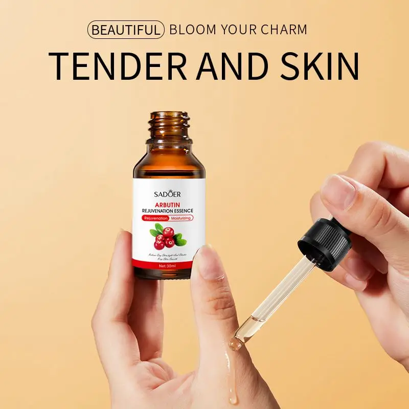 SADOER Arbutin Rejuvenation Moisturizing Essence Factory Made Beauty Anti-aging Solution Pore Care Face Skin Care Serum Korean