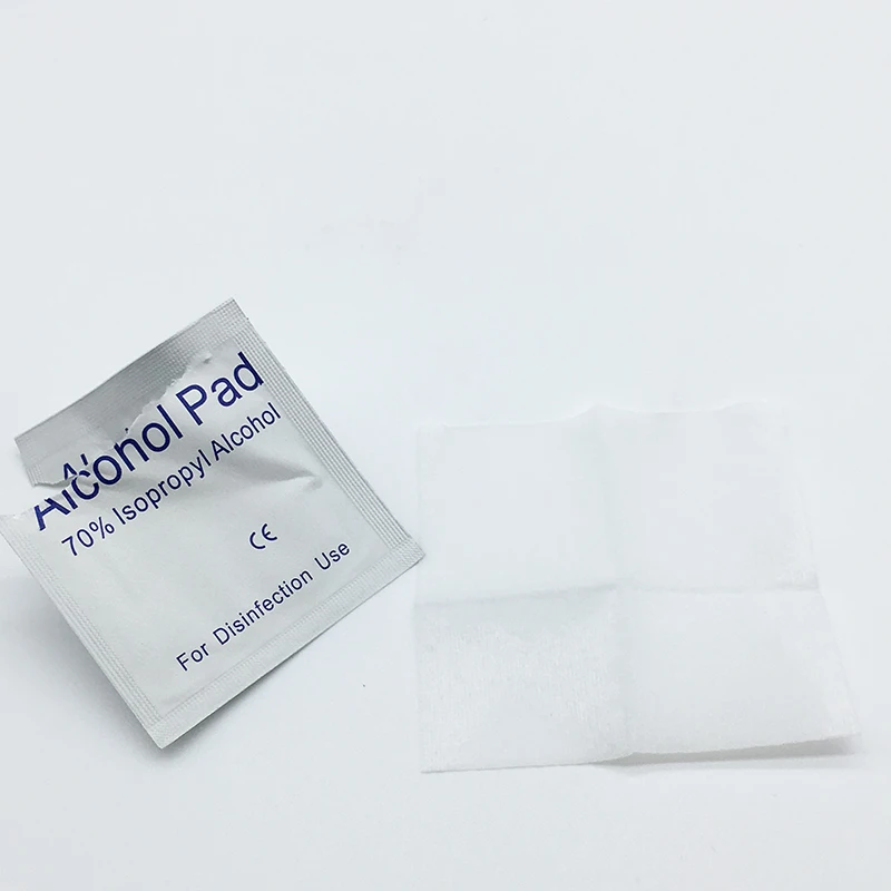 New Type Alcohol Nail Wipes Alcohol 70% Sanitifizing Wipe Individual Antibacterial Alcohol Wet Wipes