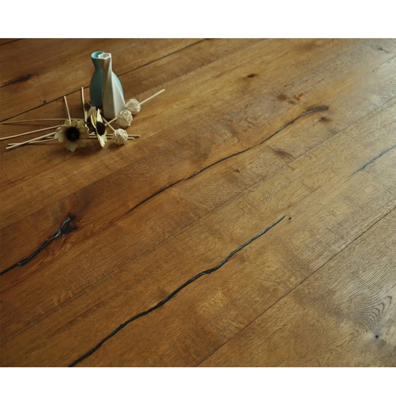 rustic wood wax oiled prefinished hardwood flooring