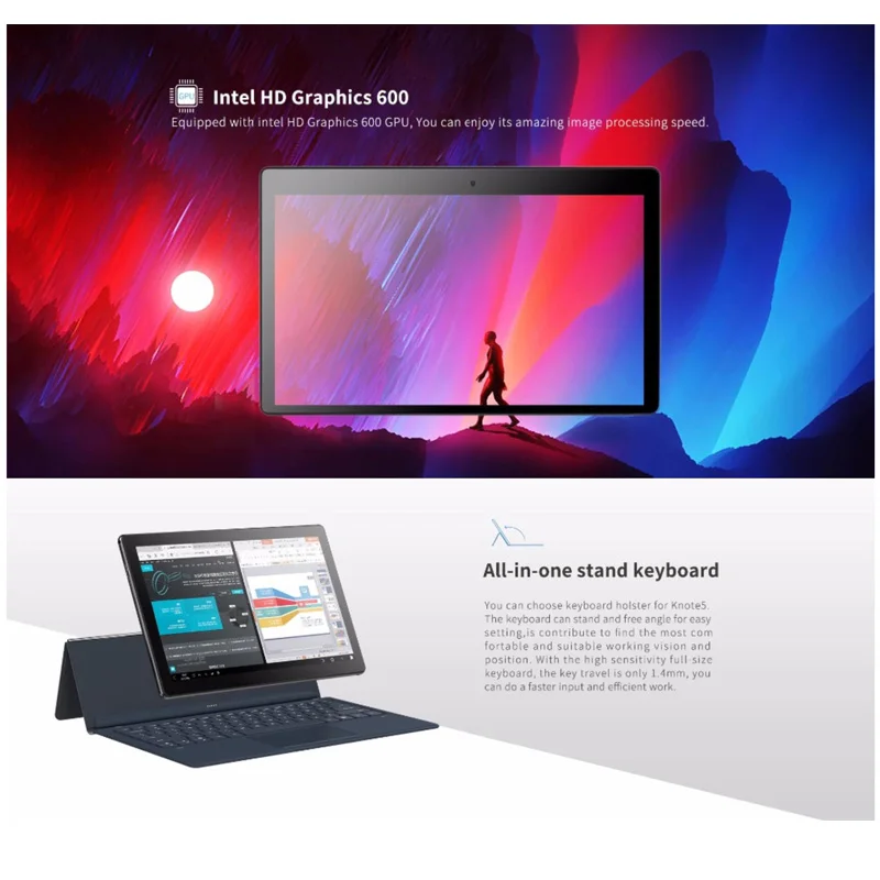 ALLDOCUBE KNote5 Win 10 Tablet 11.6 inch FHD1920x1080 Intel Gemini Lake N4000 Dual Core 4GB RAM 128GB ROM Dual WiFi Tablet PC