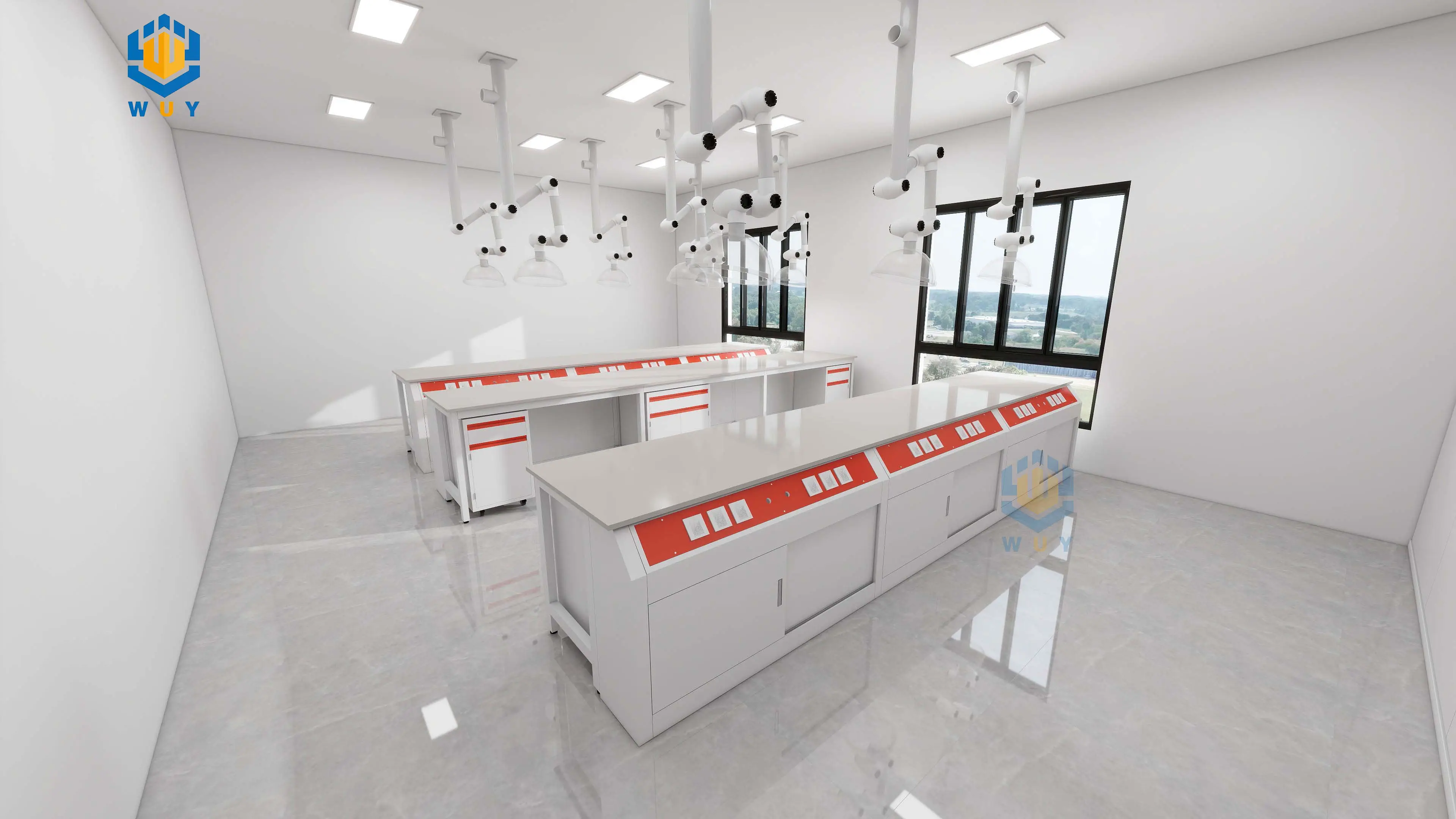 Chinese factory sale laboratory furniture lab work bench steel working table for sale