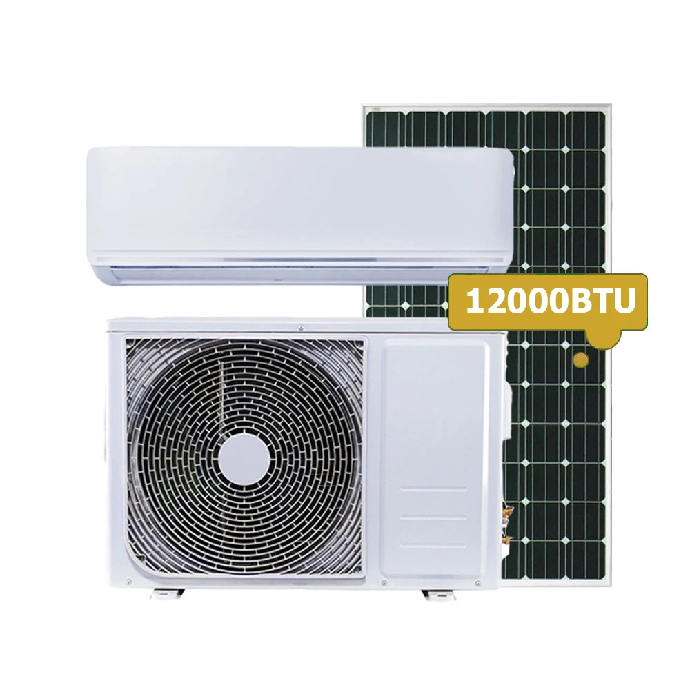 Солнечный + сетевой Кондиционер 9000BTU- 24000BTU Гибридный домашний солнечный кондиционер для тепла и