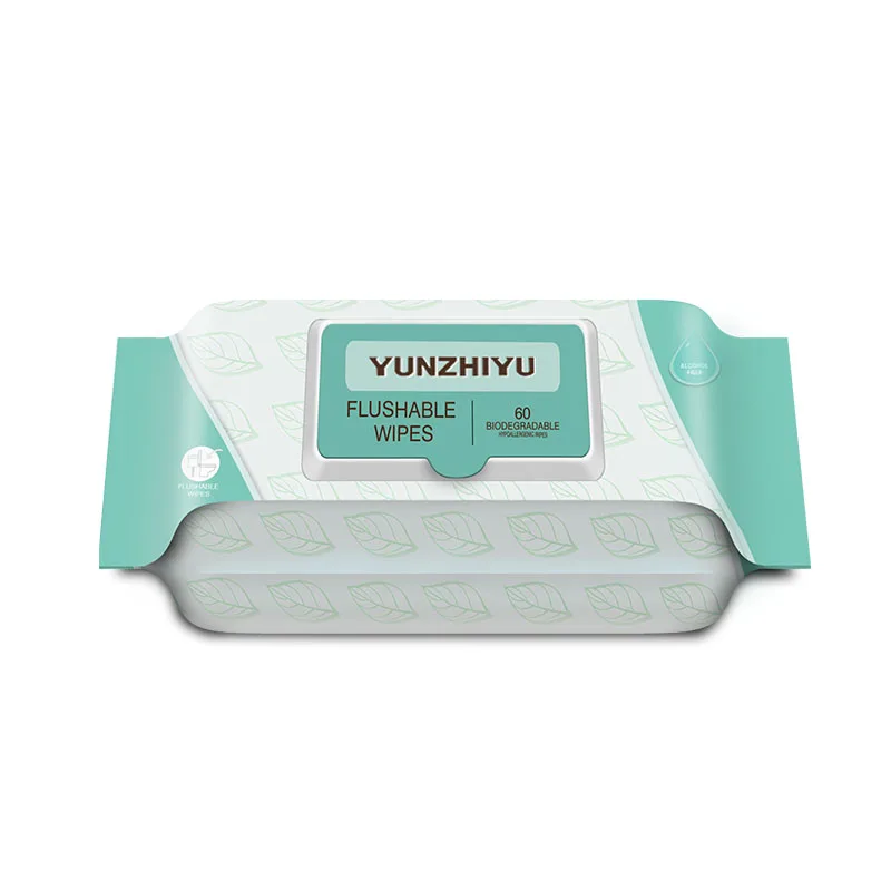 Private Label Biodegradable Material Baby and Adults Flushable Wet Wipes