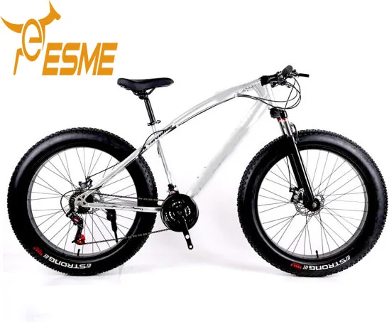 New Design Adults High Quality Steel Fat Tire 26*4.0 24 Speed Manufacturer Mtb Mountain Beach Bike Snow Bike Fat Tire Bicycle