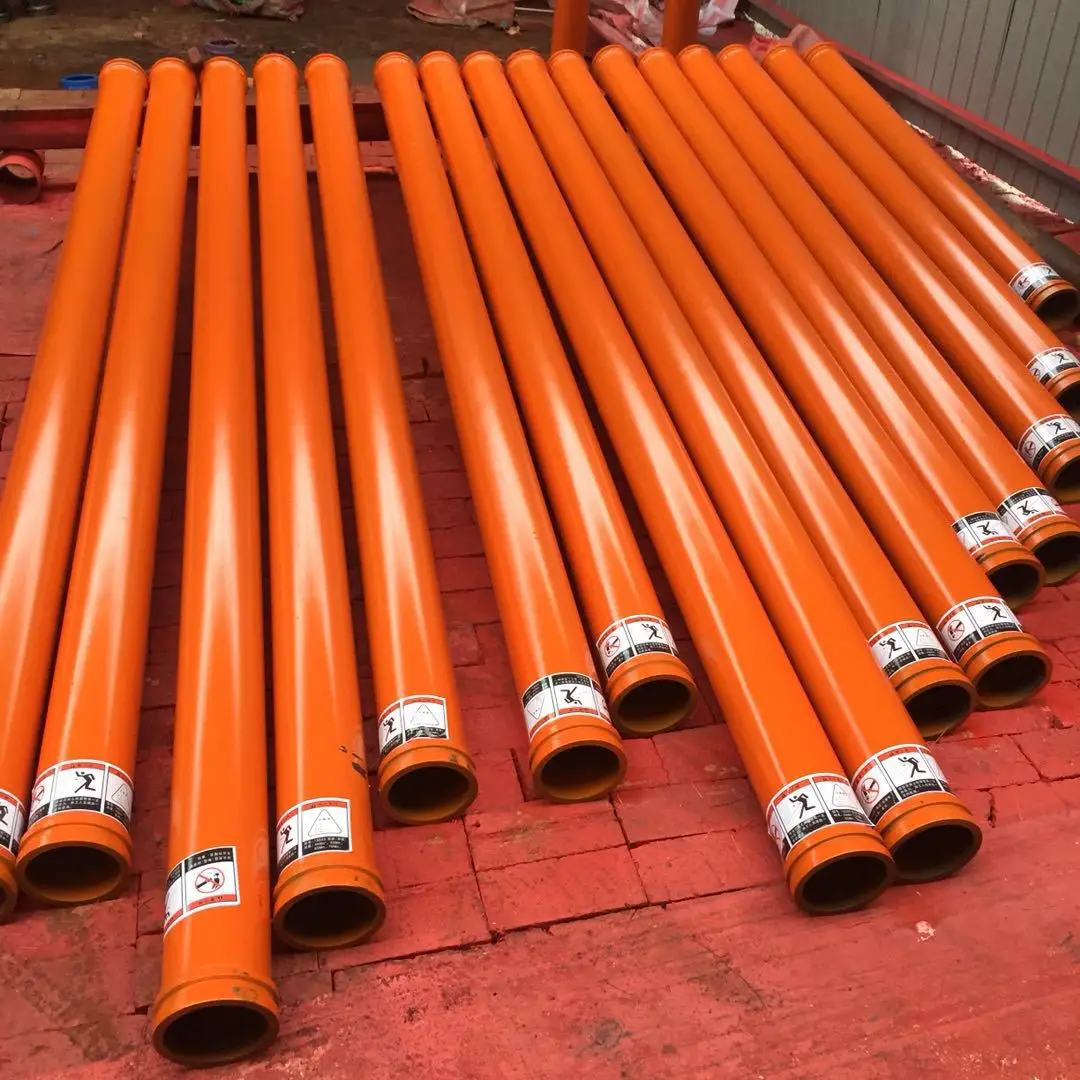 Dn150 Dn125 Wear Resisting Straight Pipe Concrete Pump Delivery Pipe for Concrete Pump