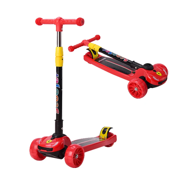 Оптовая продажа с фабрики высокое качество новый дизайн складные детские скутеры 3 ПУ колеса самокат для