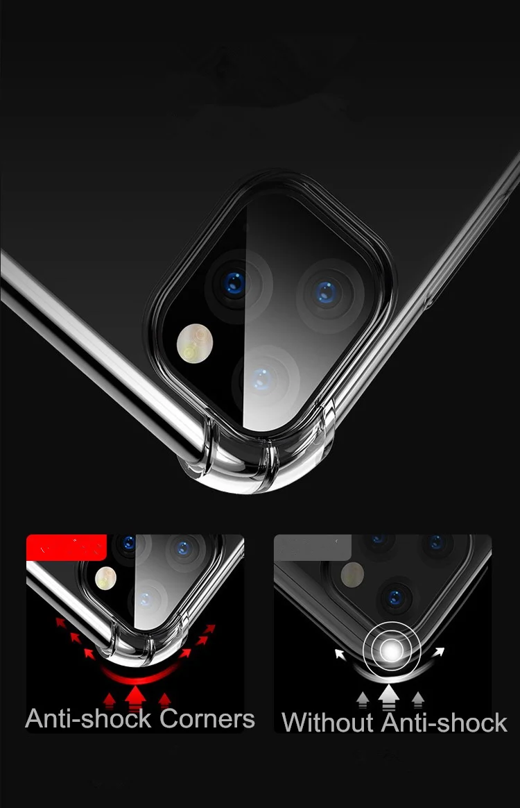 1.5mm Shockproof transparent TPU soft mobile phone back cover nothing phone 1 case