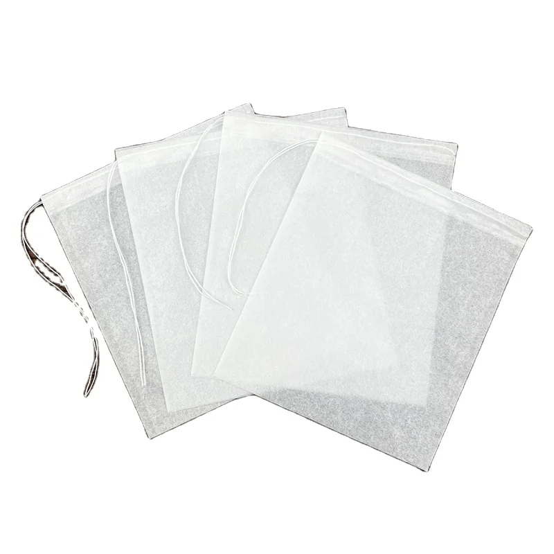 Disposable personalized ginger 1 oz white extra large tea filter green bags for loose tea