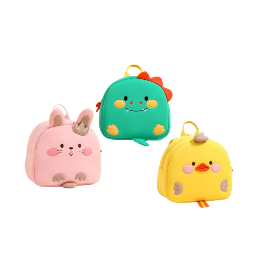 New Comfy Material Kids Preschool bag Mini Travel Bag Daypack Cute Animal Toddler Backpack for Girls boys