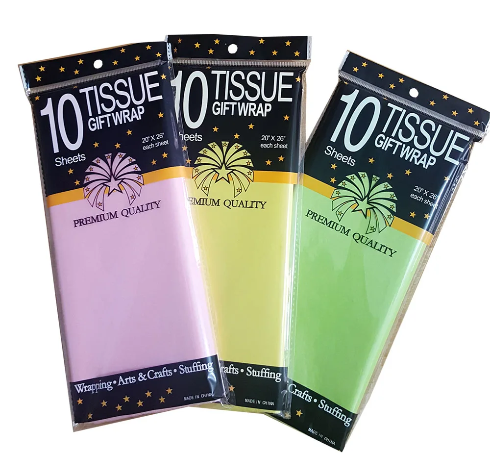 solid color tissue paper